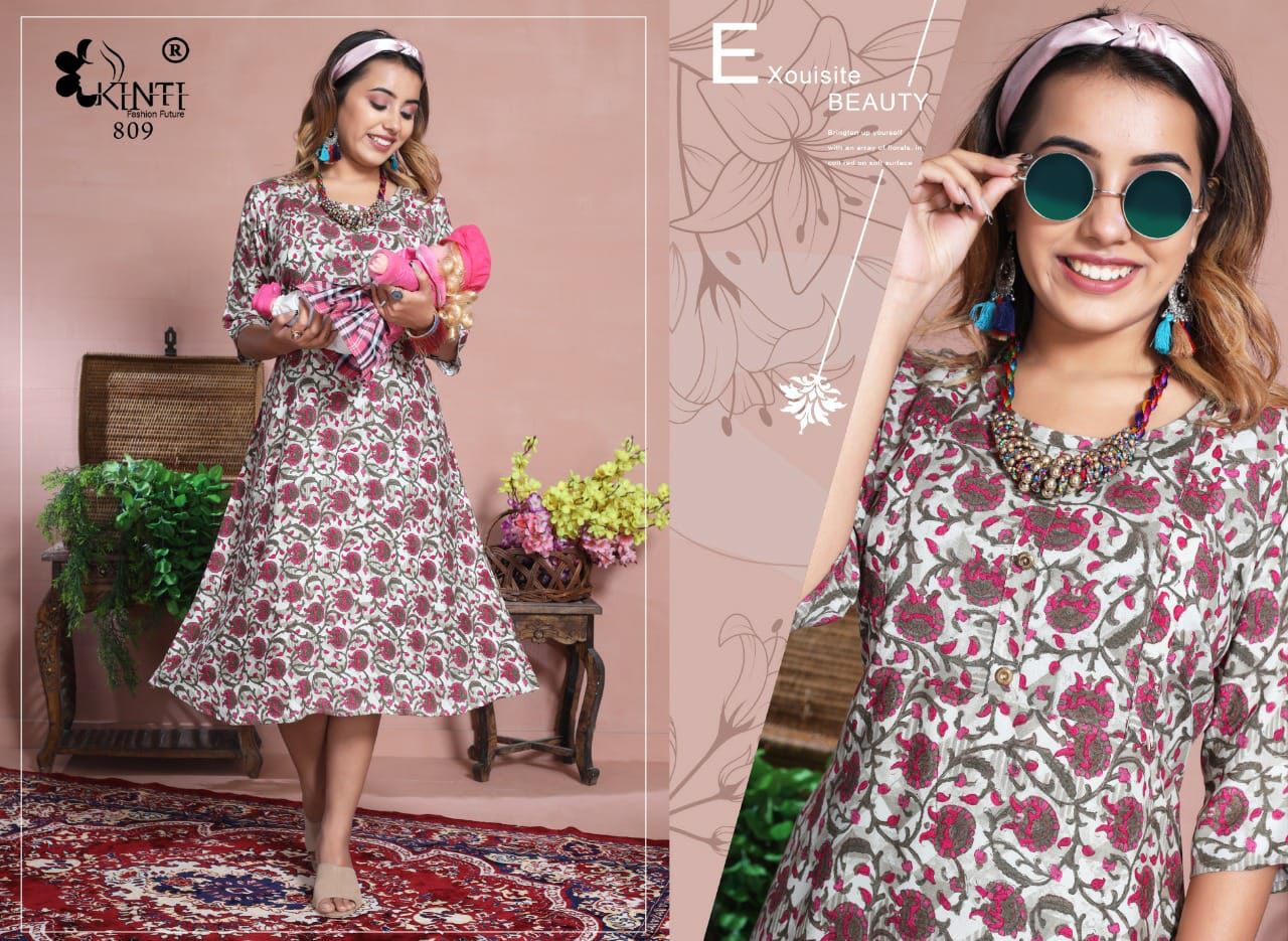 Kinti Mamta 8 Latest Ethnic Wear Fancy Designer Kurti Collection